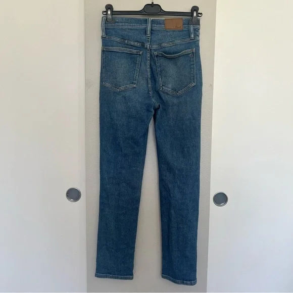Madewell The Perfect Vintage Jean - Straight Leg - Medium Blue Wash - Size 26 - Picture 6 of 14